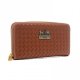 Coach Knitted Logo Large Brown Wallets EGK