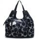 Coach In Monogram Medium Black Satchels BXQ