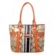 Coach Zip In Signature Medium Khaki Totes BFK