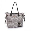 Coach Legacy In Monogram Medium Grey Totes DCG