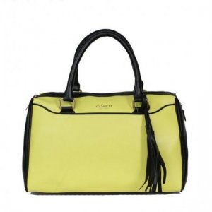 Coach Legacy Haley Medium Yellow Satchels AES