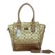 Coach Legacy Tanner In Studded Signature Small Khaki Crossbody Bags BNR