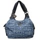 Coach Fashion Poppy Signature Medium Navy Shoulder Bags ENJ