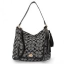 Coach Kristin In Signature Medium Grey Shoulder Bags APM