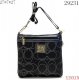 Coach Swingpack In Signature Medium Black Crossbody Bags CEX