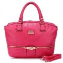 Coach Zip In Logo Large Fuchsia Satchels BJJ