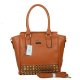 Coach Legacy Tanner In Studded Small Tan Crossbody Bags BNL