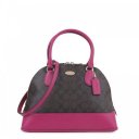 Travel Casual Bag Coach Prairie Satchel In Signature Canvas