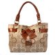 Coach Bowknot In Monogram Medium Khaki Totes EJL