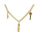 Coach Love Key Gold Necklaces CZS