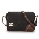 Coach Stud In Signature Medium Black Crossbody Bags AYU