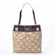 Coach Legacy Classic Signature Medium Khaki Totes EXC