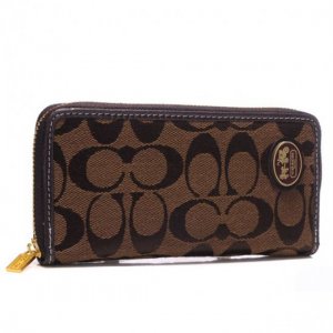 Coach Logo Large Coffee Wallets ARL