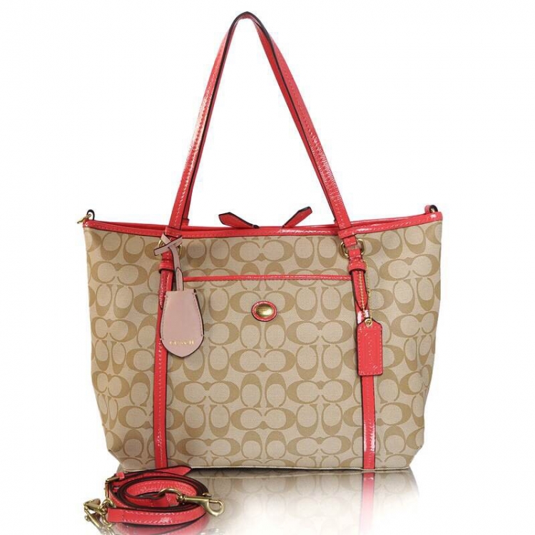 New Realer Coach Edie Shoulder Bag 31 In Signature Jacquard - Click Image to Close