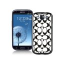 Coach Big Logo Black White Samsung Galaxy S3 9300 CAX