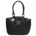 Coach Borough Monogram Medium Black Totes EHO