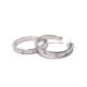 Coach Ring Stud Silver Earrings AJZ