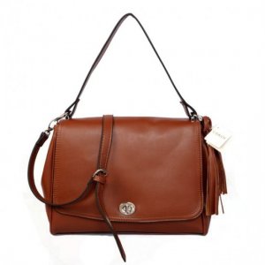 Coach Turnlock Medium Brown Shoulder Bags AYS