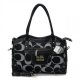 Coach Logo In Monogram Medium Black Luggage Bags CEC