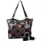 Coach Poppy C Logo Small Black Multi Totes EJY