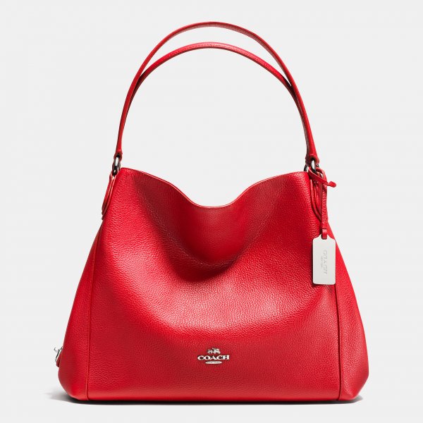 Coach Edie Shoulder Bag 31 In Refined Pebble Leather In Low Price - Click Image to Close