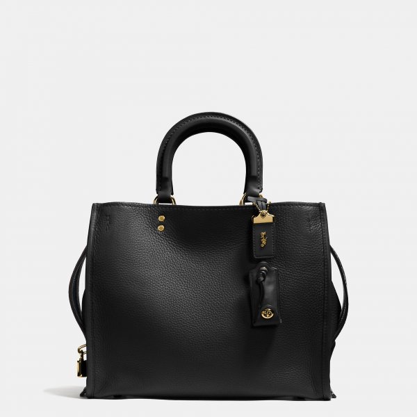 2016 New Designer Coach Rogue Bag In Glovetanned Pebble Leather