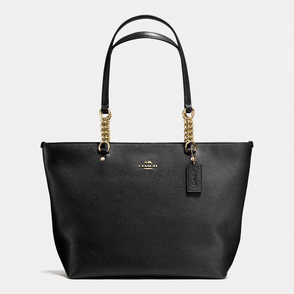 Good Quality Coach Sophia Tote In Pebble Leather - Click Image to Close