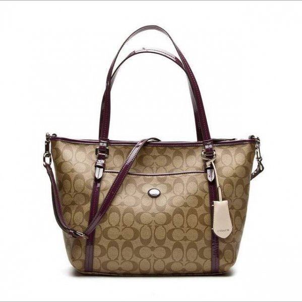 New Leather Coach Edie Shoulder Bag 31 In Signature Jacquard - Click Image to Close